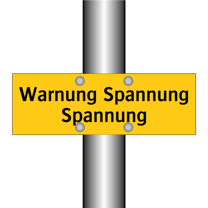 Warnung Spannung Spannung