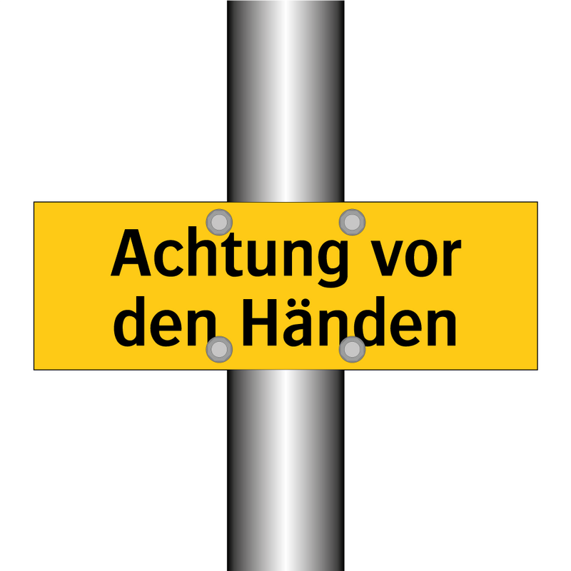 Achtung vor den Händen