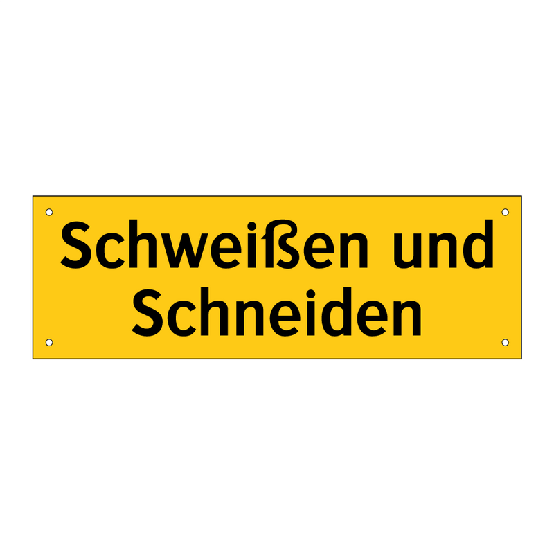 Schweißen und Schneiden
