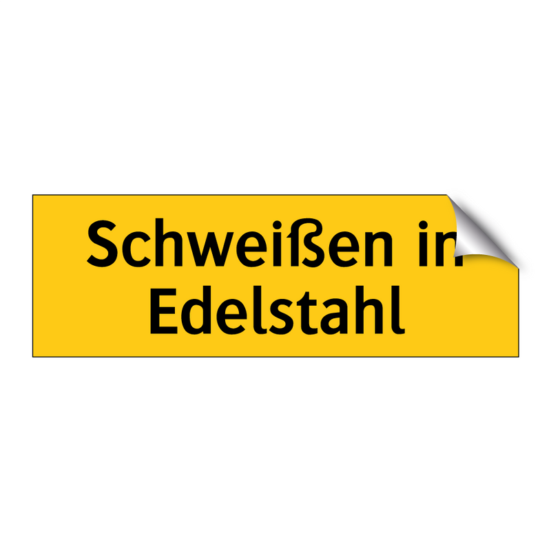 Schweißen in Edelstahl