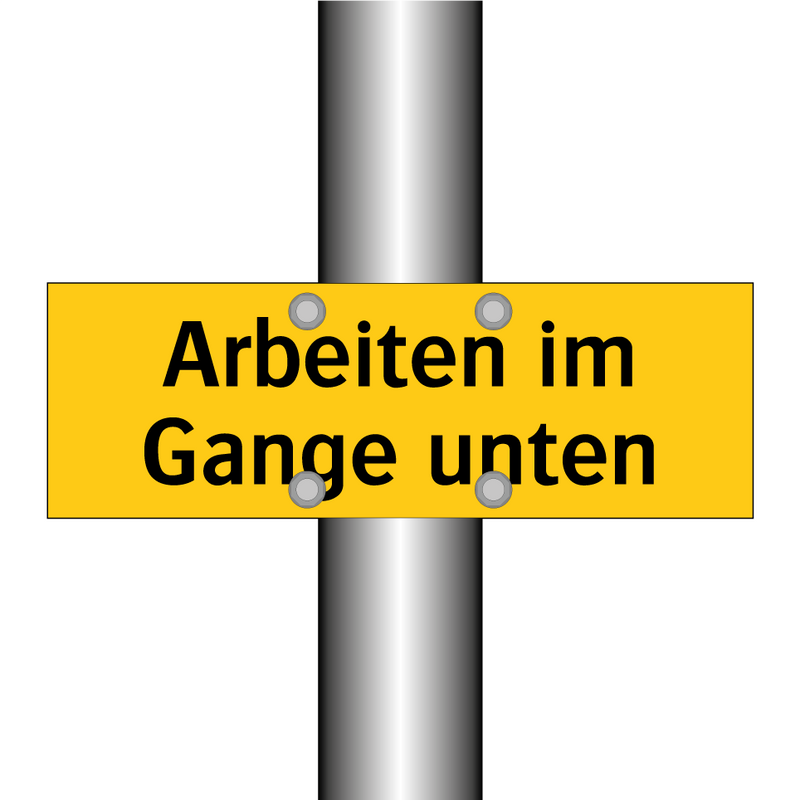 Arbeiten im Gange unten