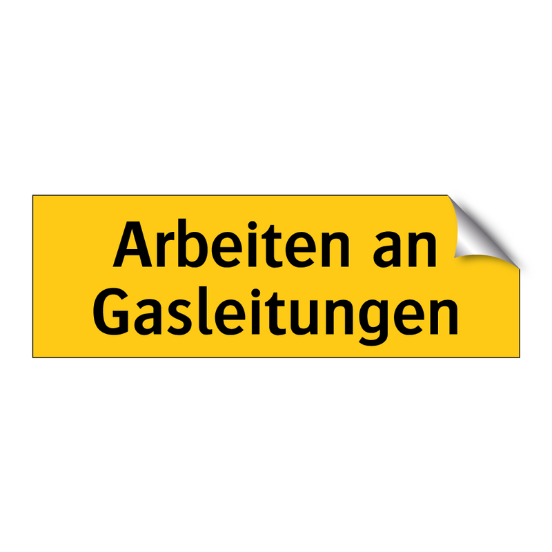 Arbeiten an Gasleitungen