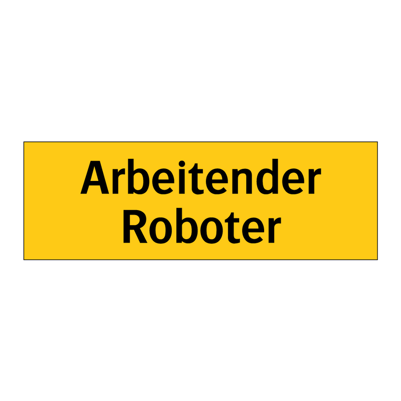 Arbeitender Roboter