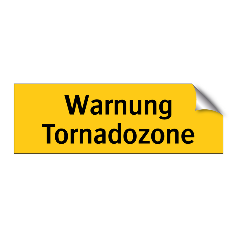 Warnung Tornadozone
