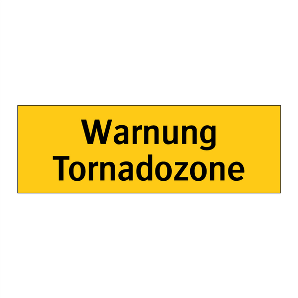 Warnung Tornadozone