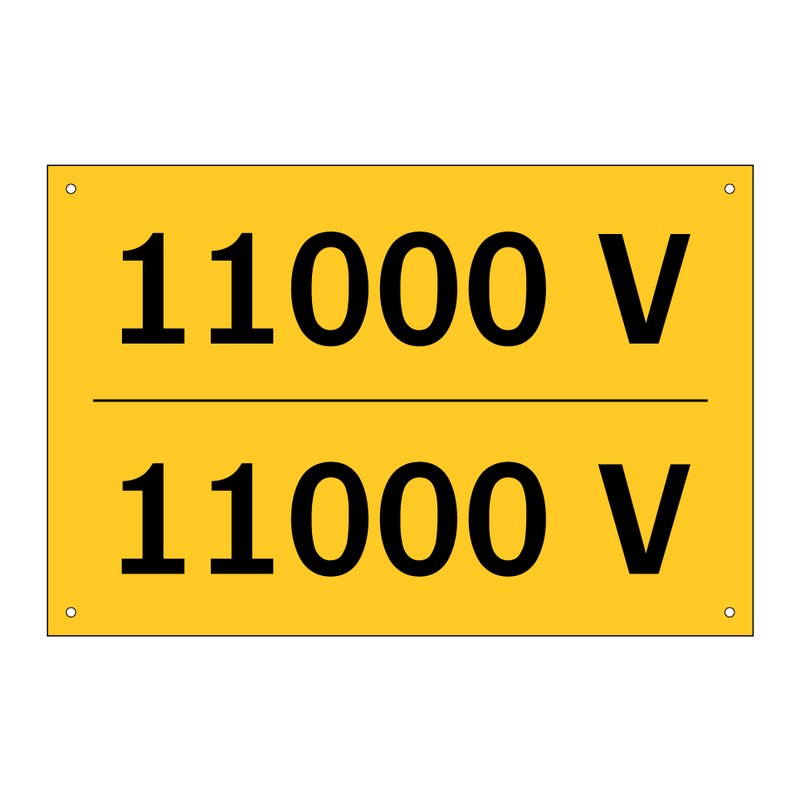 11000 V - 11000 V