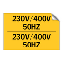 230V/400V 50HZ - 230V/400V 50HZ