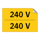 240 V - 240 V