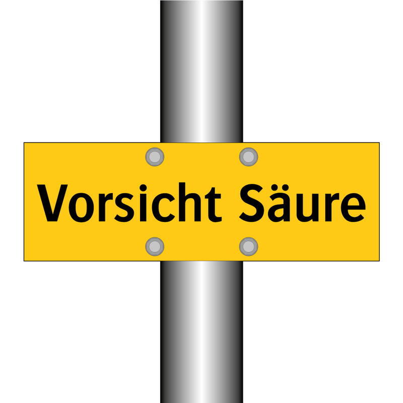 Vorsicht Säure
