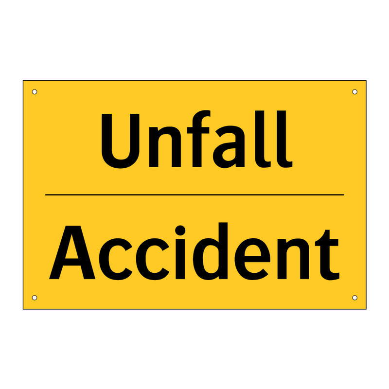 Unfall - Accident