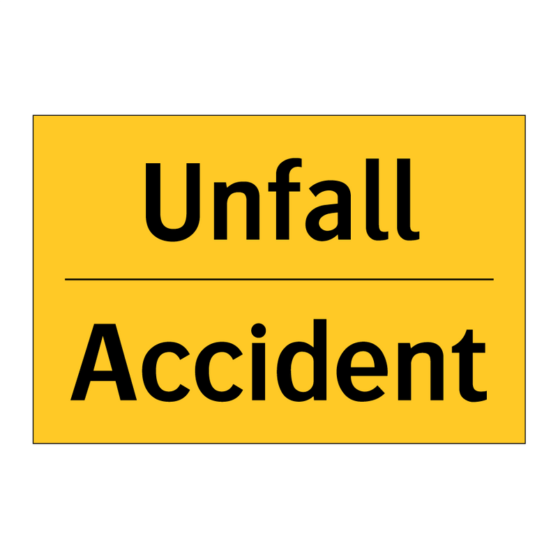 Unfall - Accident