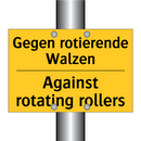 Gegen rotierende Walzen - Against rotating rollers