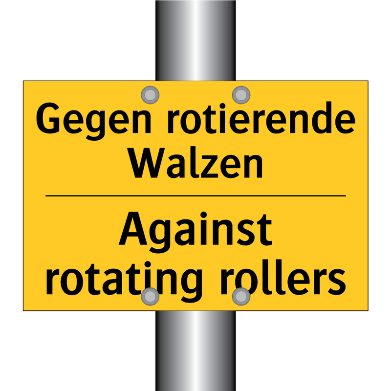 Gegen rotierende Walzen - Against rotating rollers