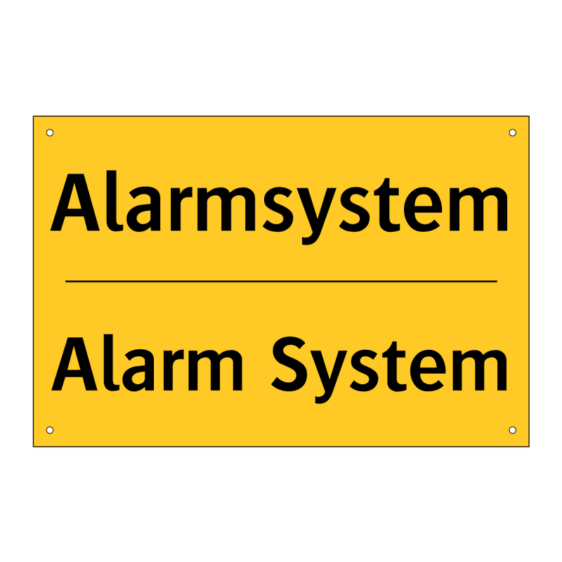 Alarmsystem - Alarm System