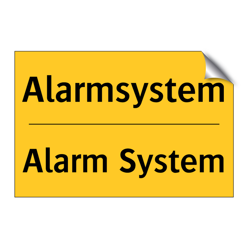 Alarmsystem - Alarm System