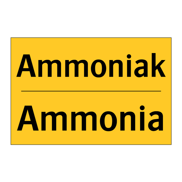 Ammoniak - Ammonia
