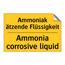 Ammoniak ätzende Flüssigkeit - Ammonia corrosive liquid