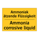 Ammoniak ätzende Flüssigkeit - Ammonia corrosive liquid