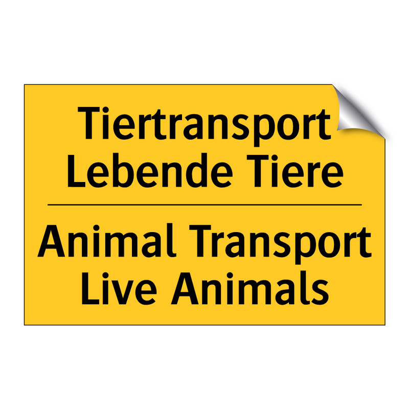 Tiertransport Lebende Tiere - Animal Transport Live Animals