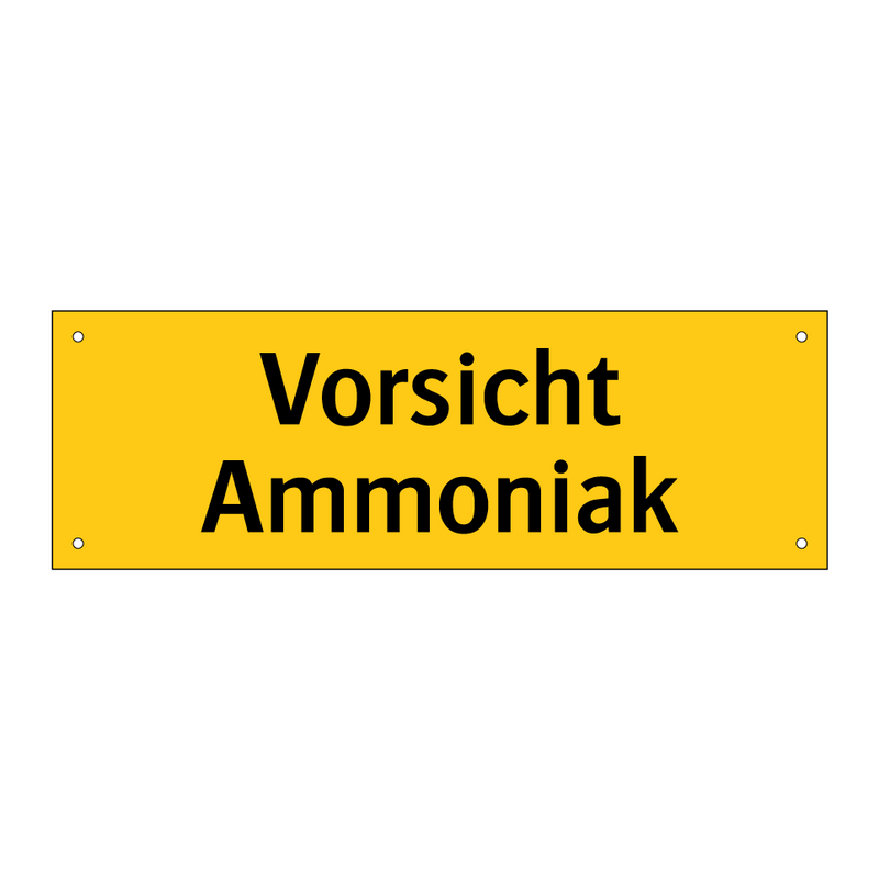 Vorsicht Ammoniak