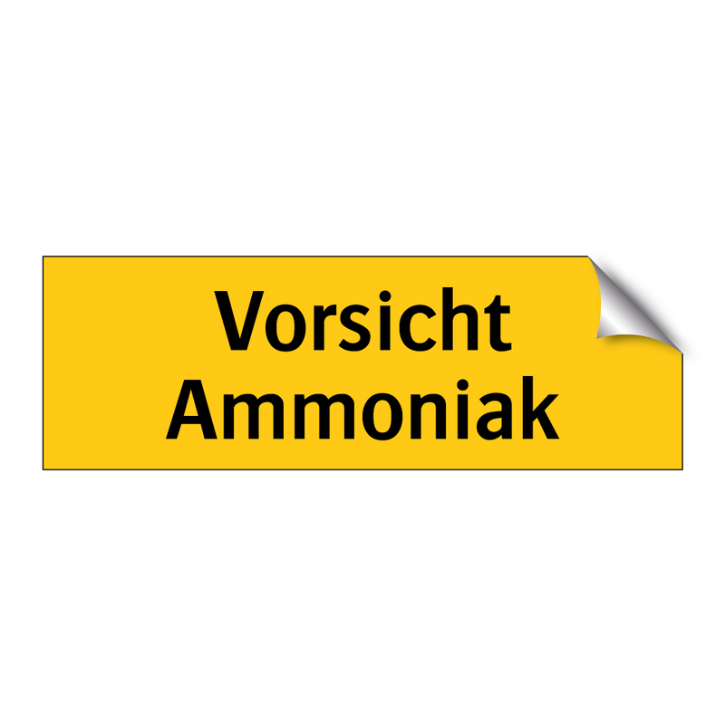 Vorsicht Ammoniak