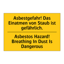 Asbestgefahr! Das Einatmen von /.../ - Asbestos Hazard! Breathing In /.../