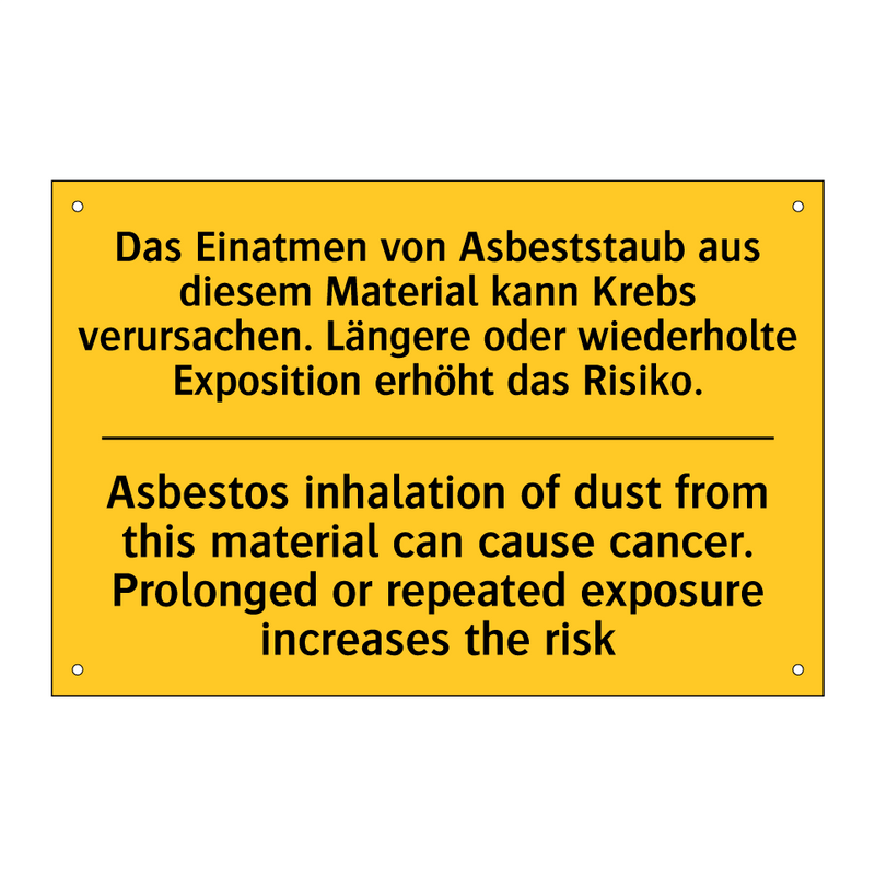 Das Einatmen von Asbeststaub aus /.../ - Asbestos inhalation of dust from /.../