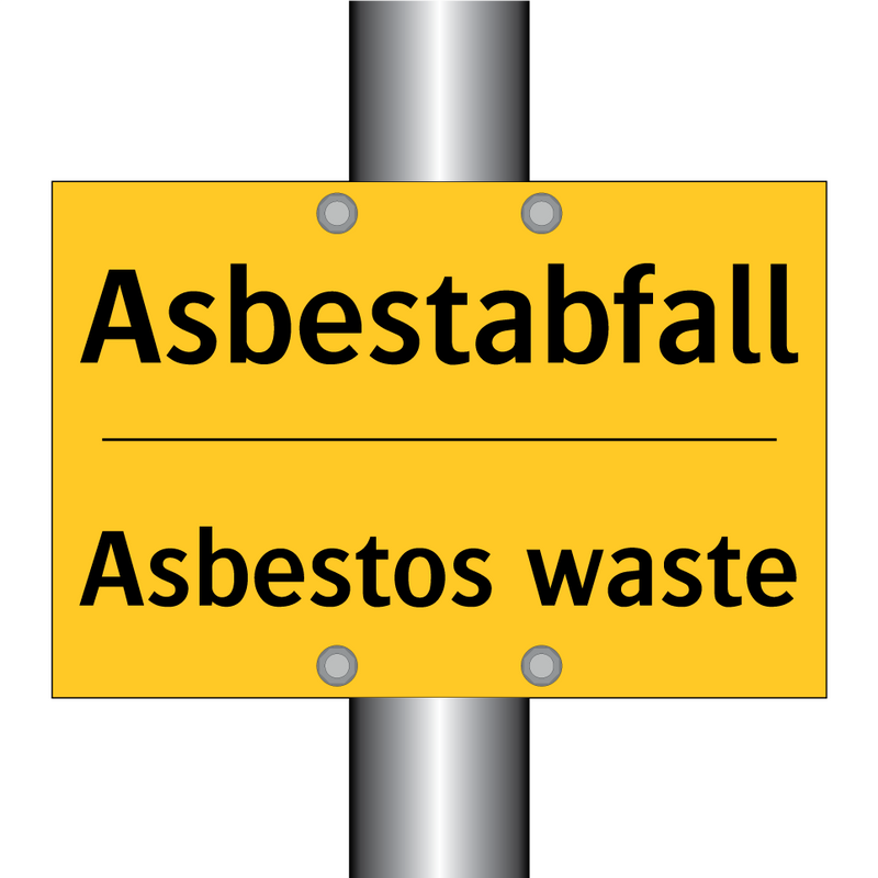 Asbestabfall - Asbestos waste