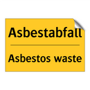Asbestabfall - Asbestos waste