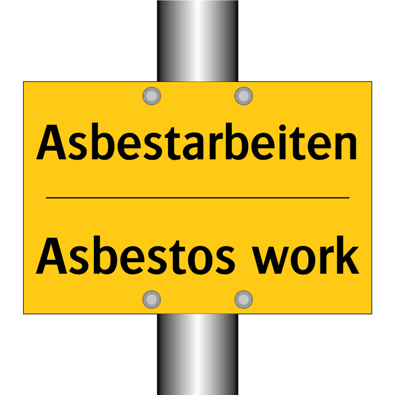 Asbestarbeiten - Asbestos work