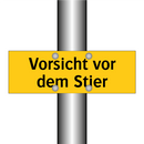 Vorsicht vor dem Stier