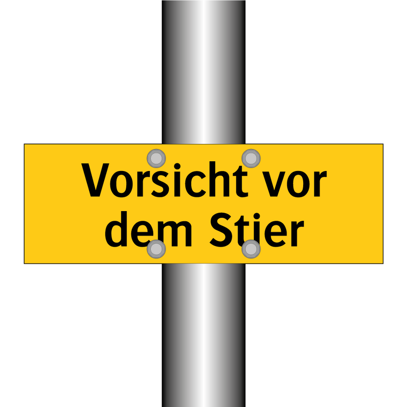 Vorsicht vor dem Stier