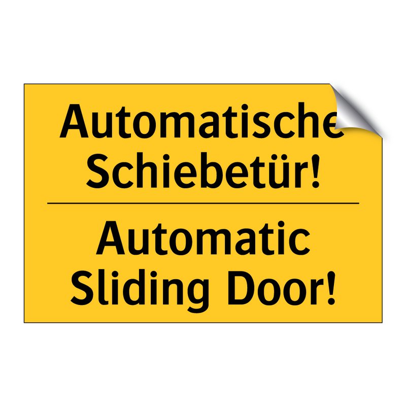 Automatische Schiebetür! - Automatic Sliding Door!