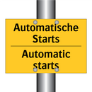 Automatische Starts - Automatic starts