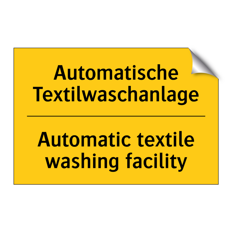 Automatische Textilwaschanlage - Automatic textile washing facility/.../