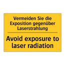 Vermeiden Sie die Exposition gegenüber /.../ - Avoid exposure to laser radiation/.../
