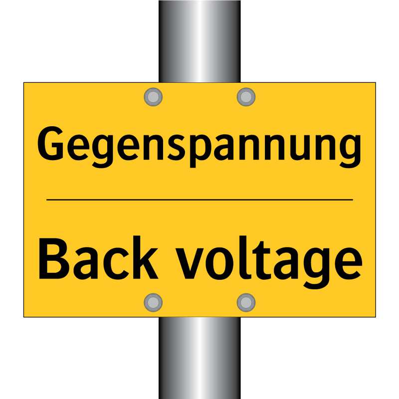 Gegenspannung - Back voltage