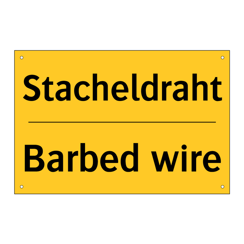 Stacheldraht - Barbed wire