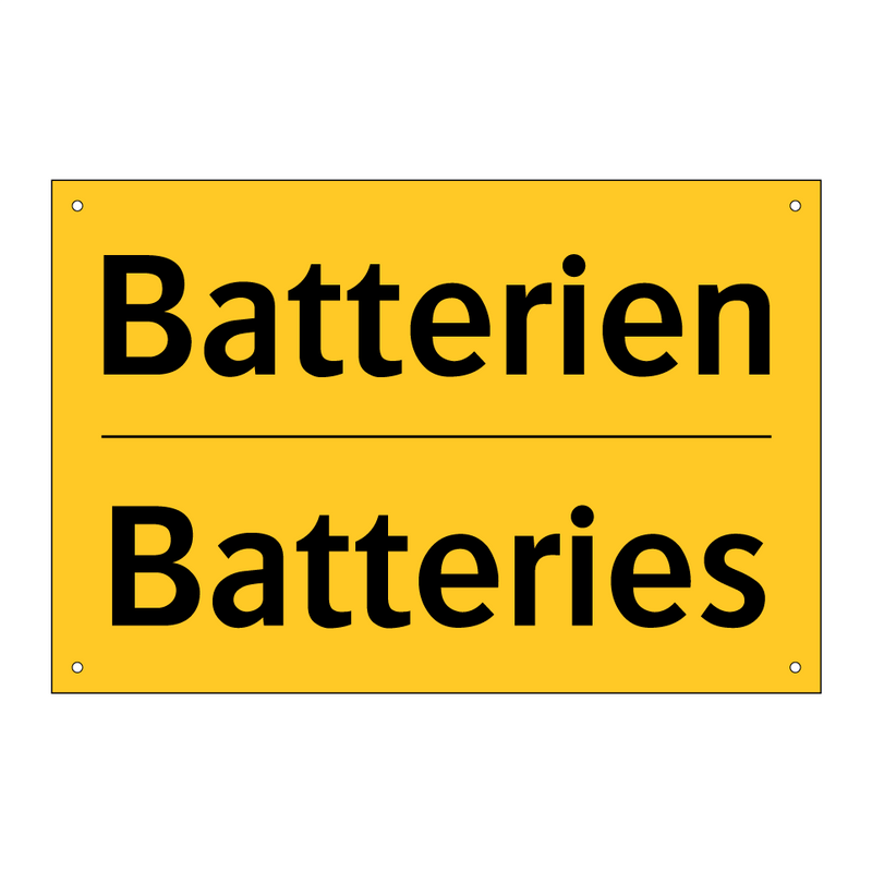 Batterien - Batteries