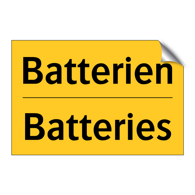 Batterien - Batteries