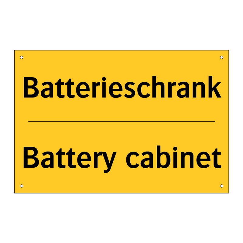 Batterieschrank - Battery cabinet