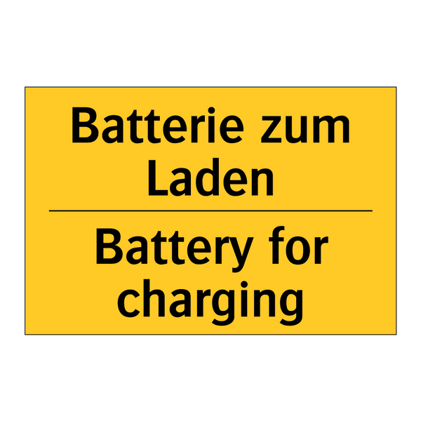 Batterie zum Laden - Battery for charging