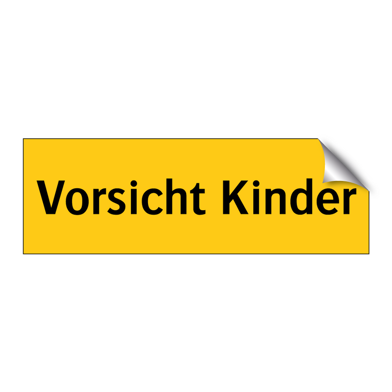 Vorsicht Kinder