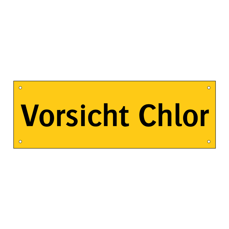 Vorsicht Chlor