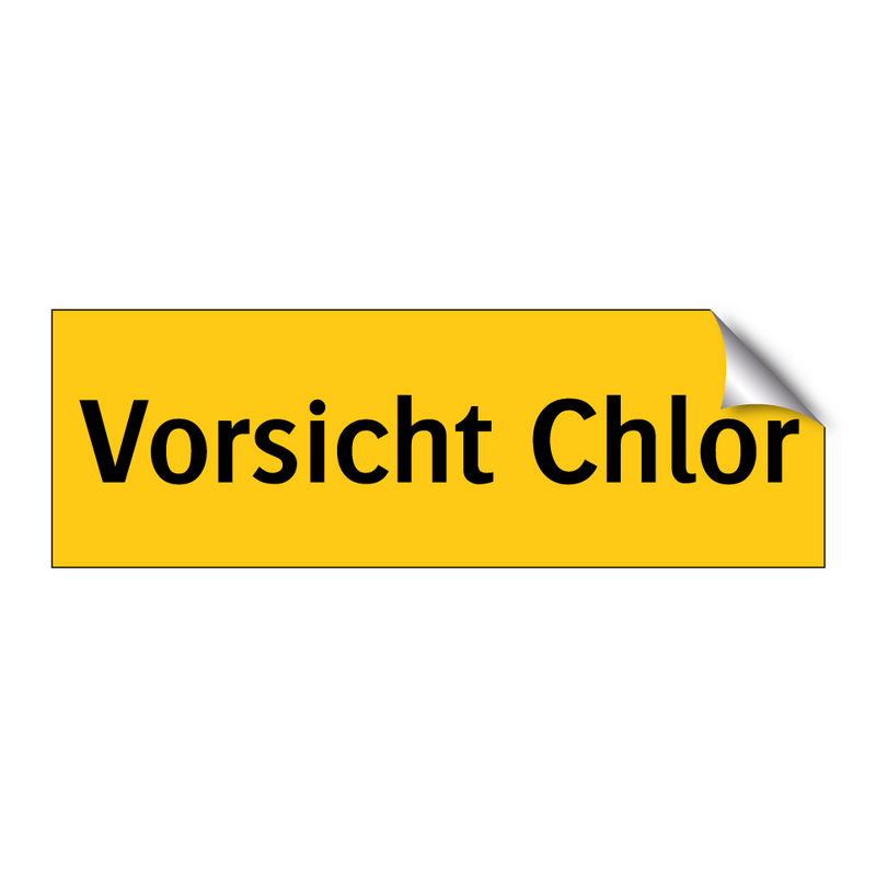 Vorsicht Chlor