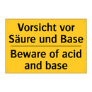 Vorsicht vor Säure und Base - Beware of acid and base