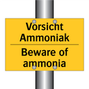Vorsicht Ammoniak - Beware of ammonia