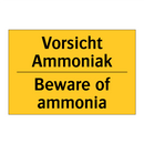 Vorsicht Ammoniak - Beware of ammonia