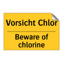 Vorsicht Chlor - Beware of chlorine