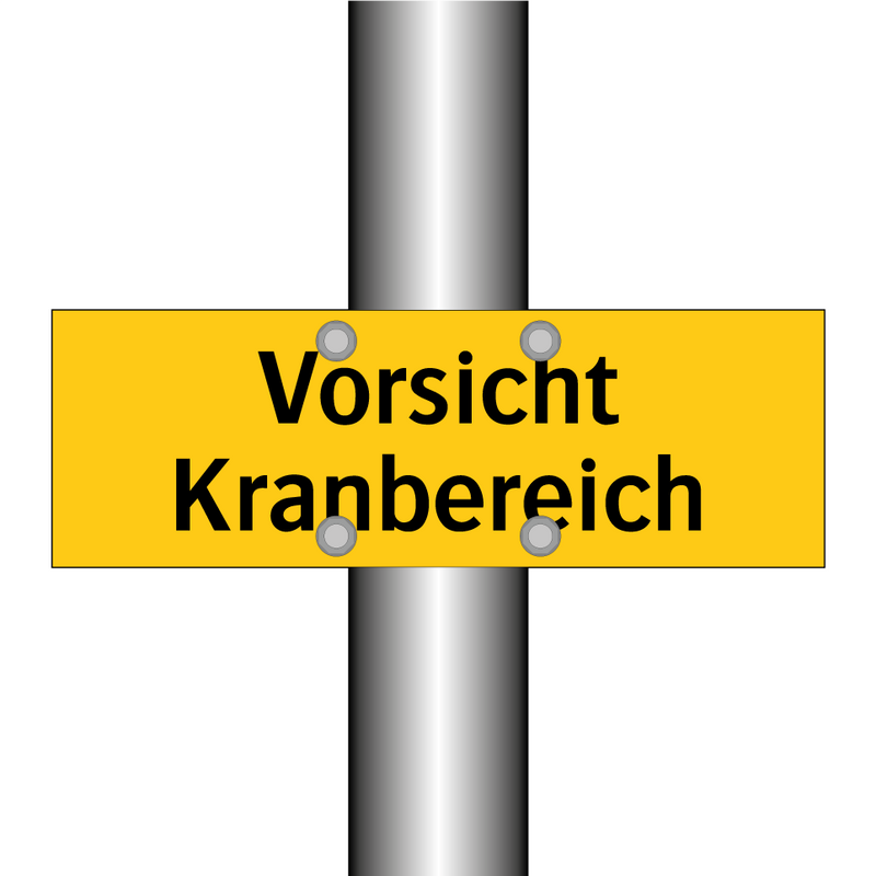Vorsicht Kranbereich